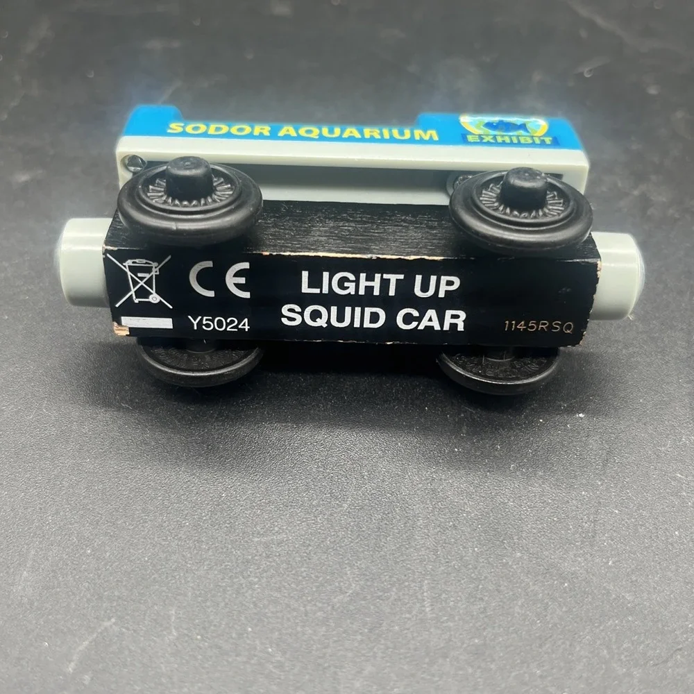 Aquarium Car Light Up Squid Thomas the Train Wooden Railway Tender Tested